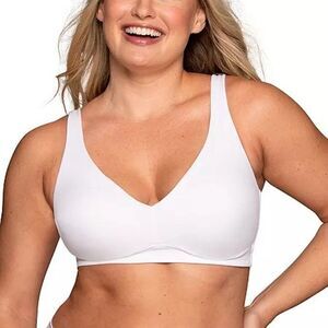 Vanity Fair Bra Women's M White Beauty Back Simple Size with Lift 72164